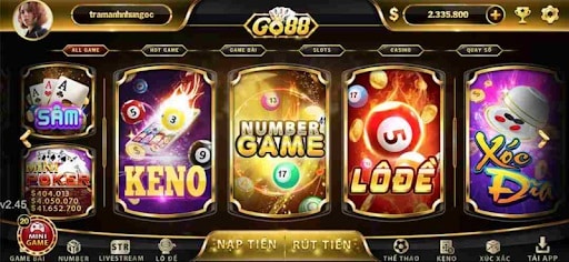 Game bài tại Go88 tài xỉu