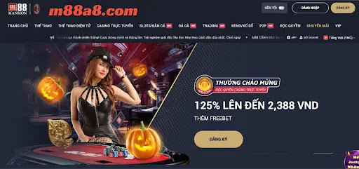 Khuyến mãi M88 chào mừng thành viên mới tại sảnh Casino